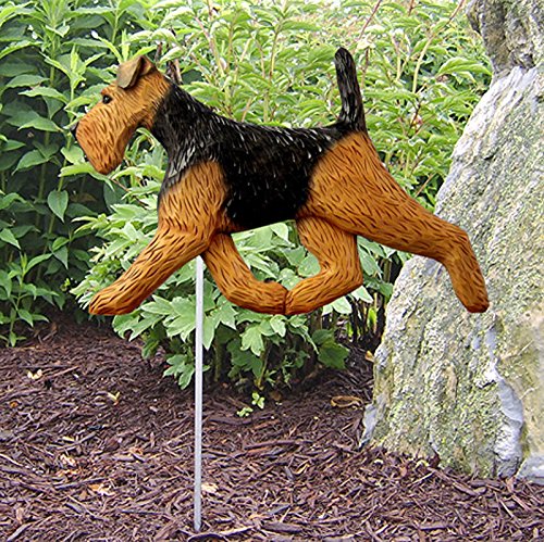 Amazon.com : Welsh Terrier Outdoor Garden Dog Sign Hand Painted